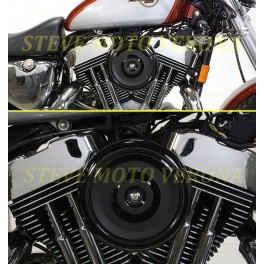 COPERCHIO FILTRO ARIA NERO 7 POLLICI BOBBER STYLE PER MOTO